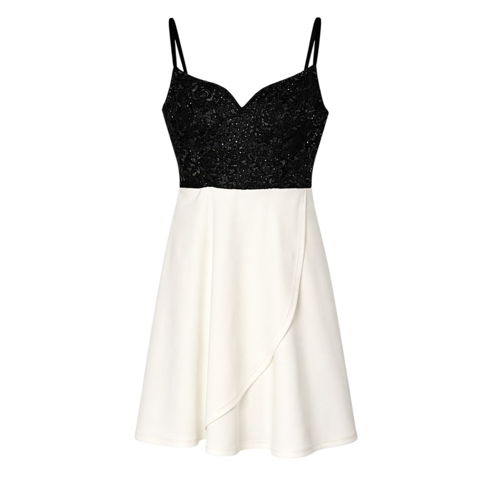 NWT City Vibe Coquette Lace Dress Womens Sz Small Y2K Party Fairycore Soft Girl